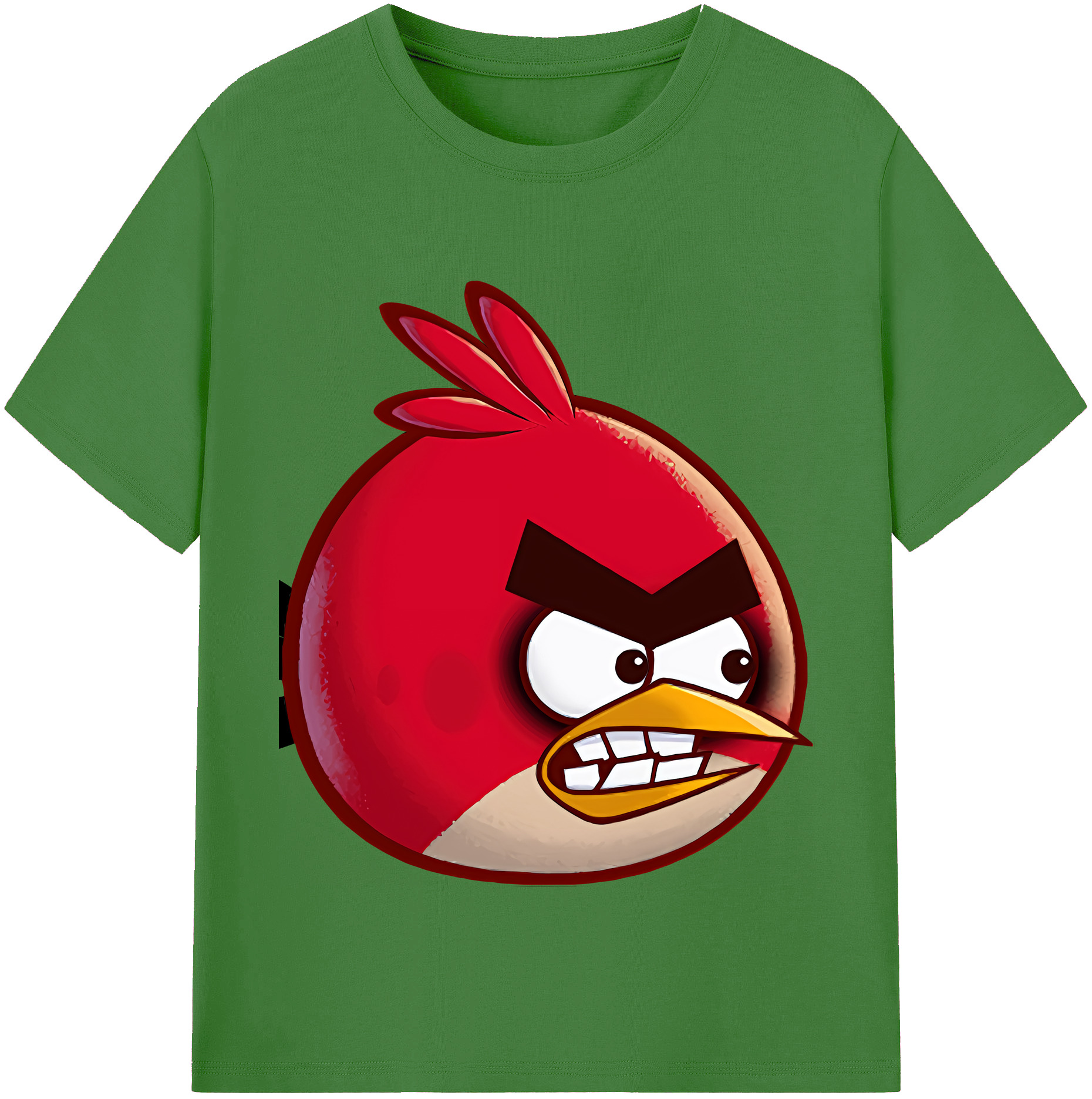 （画像用） Angry Birds アングリーバード レディースカジュアルプリントTシャツ（綿100％）